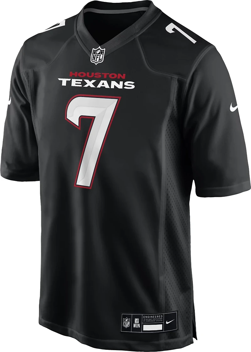 Nike Men's Houston Texans Carbon Black Fashion N&N  C.J. Stroud Jersey