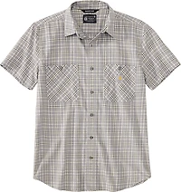 Carhartt Men's Rugged Flex Relaxed Fit Button Down Plaid Shirt