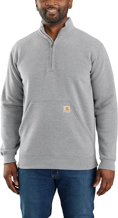 Carhartt Men's Loose Fit Midweight 1/4-Zip Mock Neck Sweatshirt
