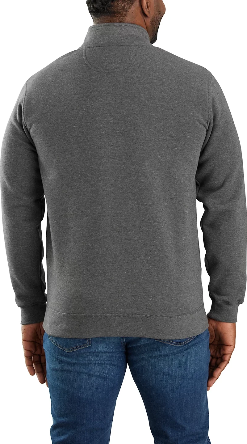 Carhartt Men's Loose Fit Midweight 1/4-Zip Mock Neck Sweatshirt