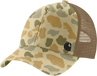 Carhartt Men's Canvas Mesh-Back Camo Cap