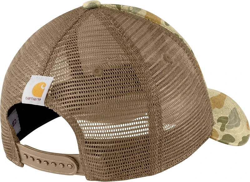 Carhartt Men's Canvas Mesh-Back Camo Cap