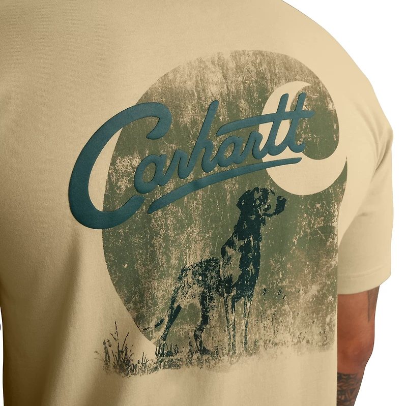 Carhartt Men's Short Sleeve Pocket Dog Graphic T-shirt