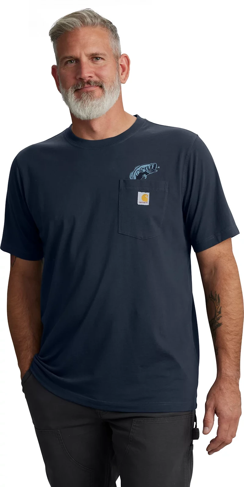 Carhartt Men's Short Sleeve Fish Graphic T-shirt