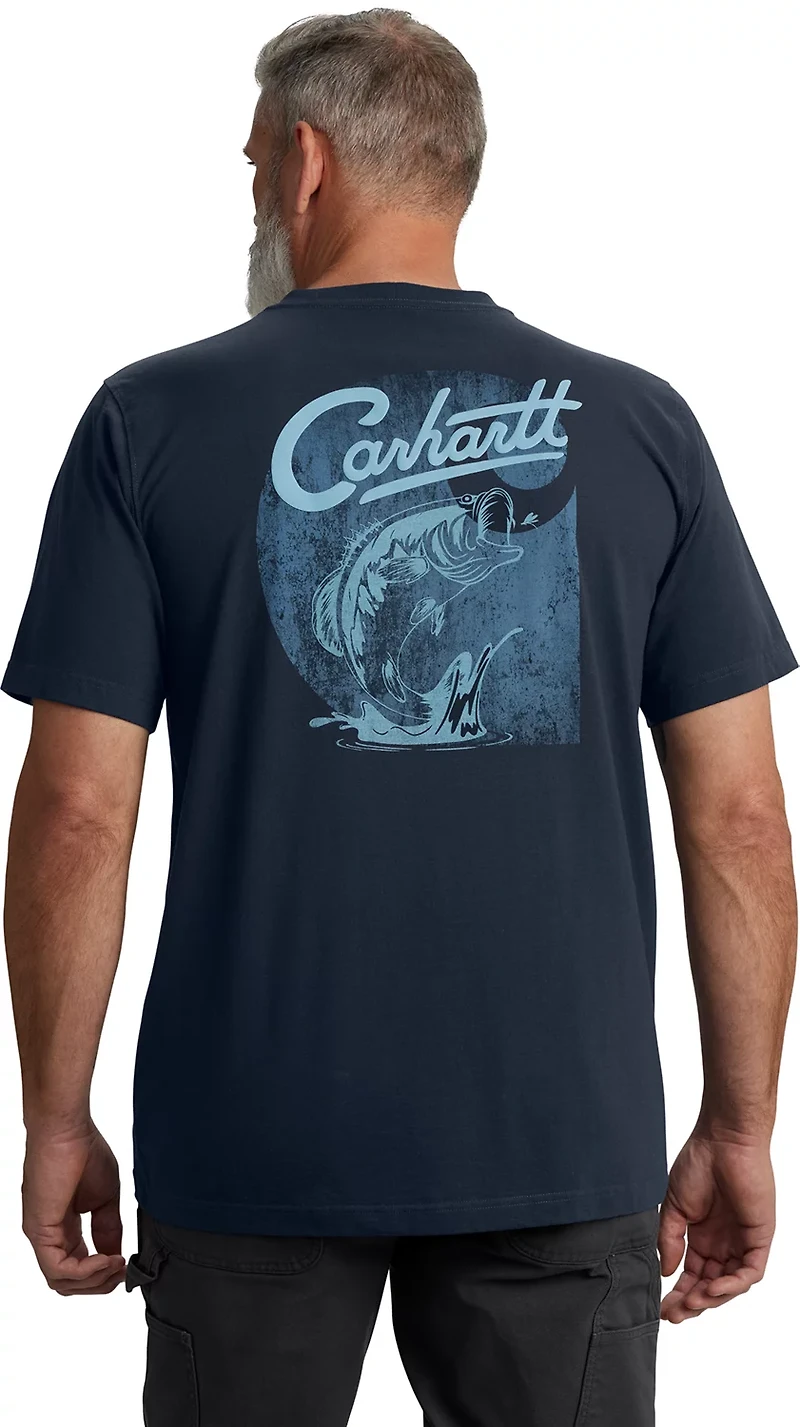 Carhartt Men's Short Sleeve Fish Graphic T-shirt