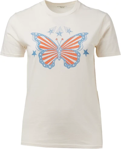 Academy Sports + Outdoors Women's Americana USA Butterfly T-shirt