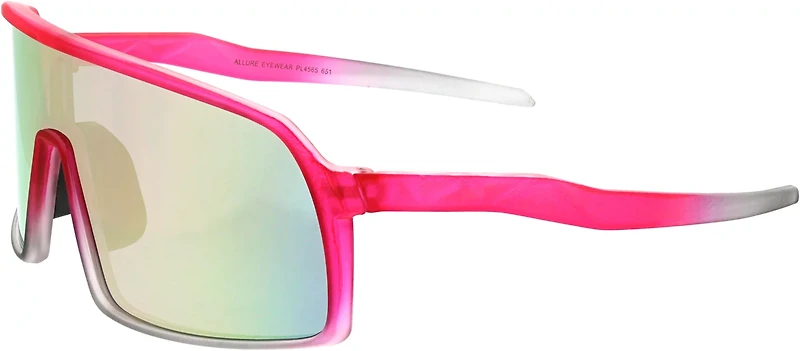 SOL PWR Pink Mirror Shield Sunglasses