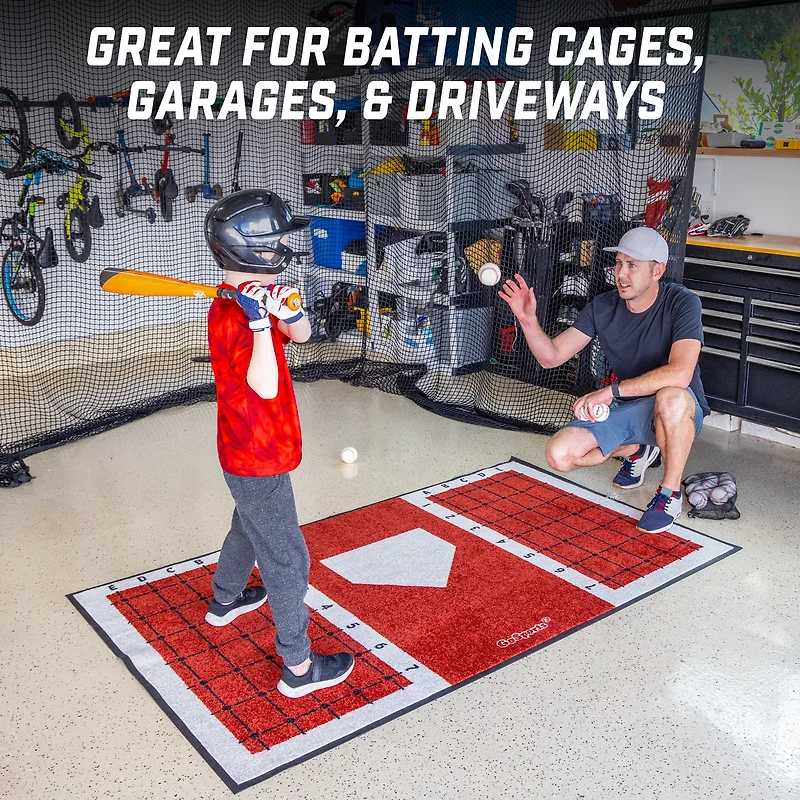 GoSports Stance Alignment Baseball Hitting Mat