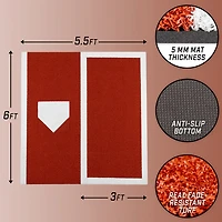 GoSports Switch Reversible Plate Baseball Hitting Mat
