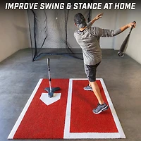 GoSports Switch Reversible Plate Baseball Hitting Mat