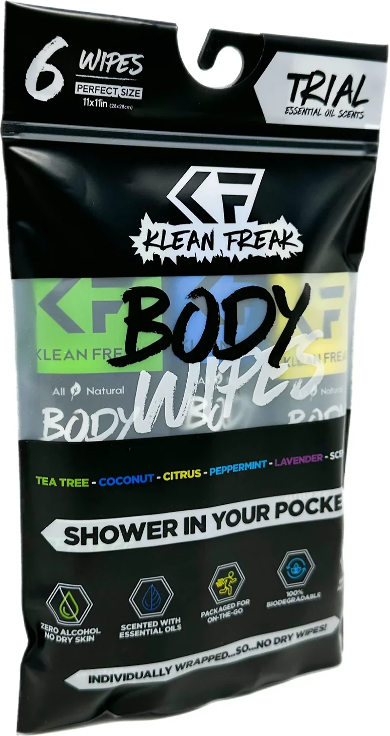 Klean Freak Trial Pack Body Wipes 6-Pack