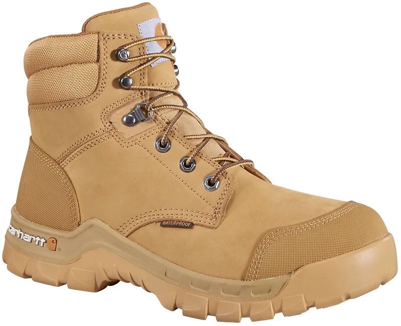 Carhartt Men's 6 in Rugged Flex Composite Toe Lace Up Work Boots