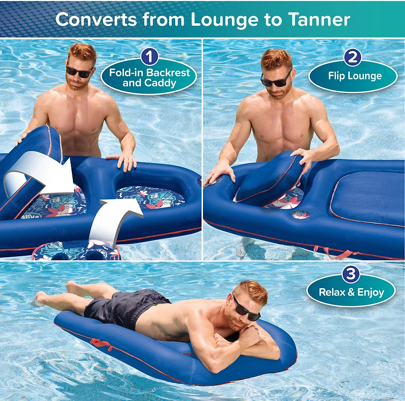 Aqua-Leisure Ultimate 2-in-1 Pool Float Lounge