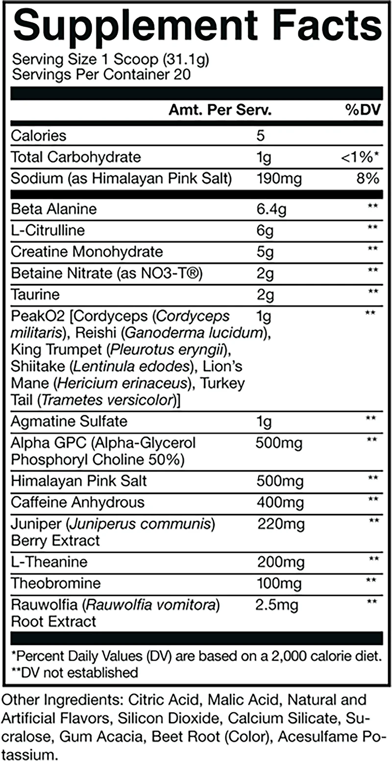 RAW CBUM Series Thavage Pre-Workout - 20 servings