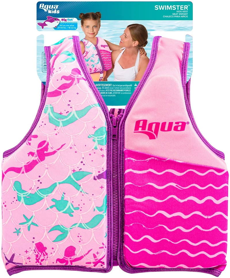 Aqua-Leisure Kids' Swimster Mermaid Swim Trainer Vest