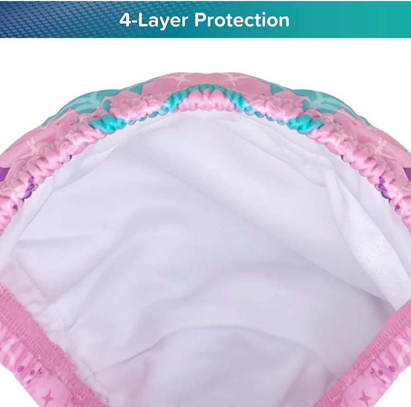Aqua-Leisure Kids' SplashGuard Mermaid Reusable Swim Diaper