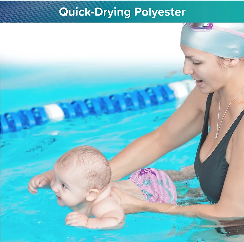 Aqua-Leisure Kids' SplashGuard Mermaid Reusable Swim Diaper