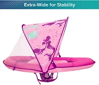 Aqua-Leisure Kids' Mermaid Fabric Baby Float with Canopy