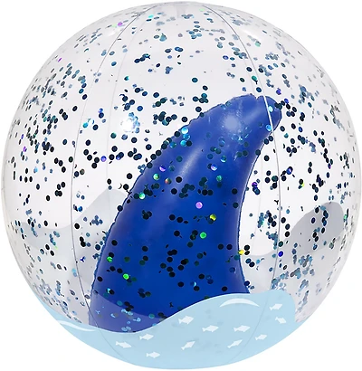Coconut Grove Finn the Shark 3-D Inflatable Beach Ball