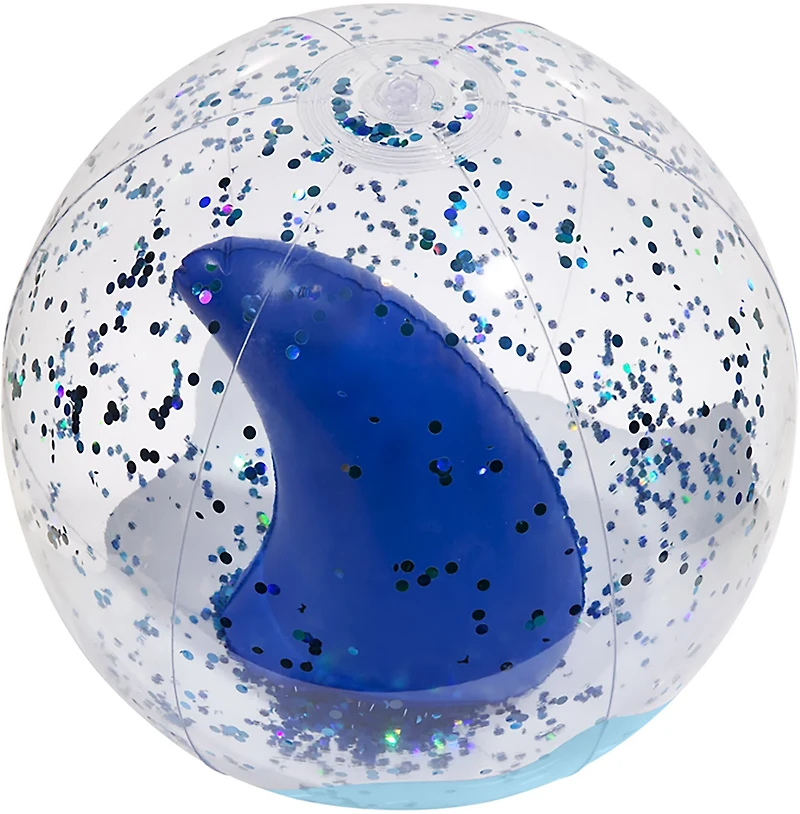 Coconut Grove Finn the Shark 3-D Inflatable Beach Ball