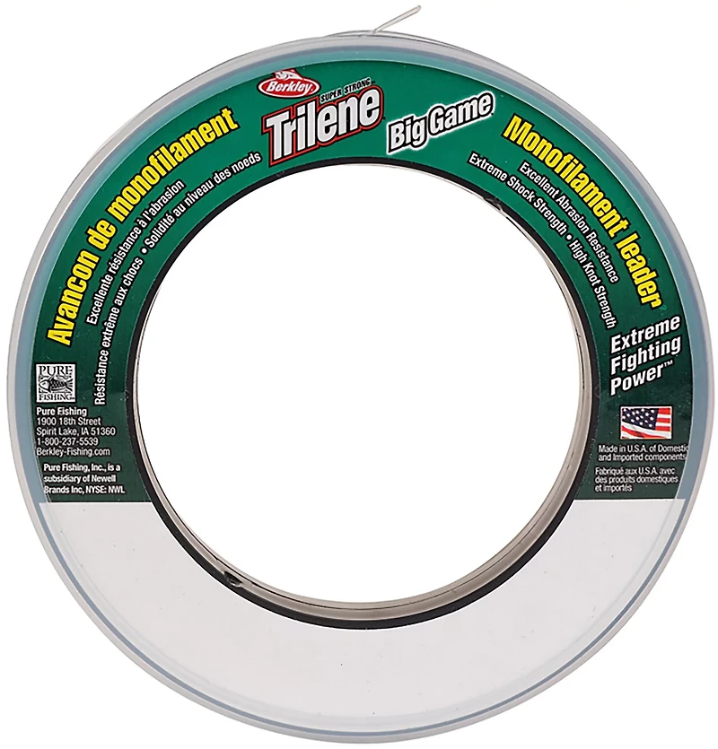 Berkley Trilene Big Game Mono Leaders Fishing Line