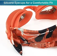 Aqua-Leisure Youth Freestyle Tangerine Swim Goggles