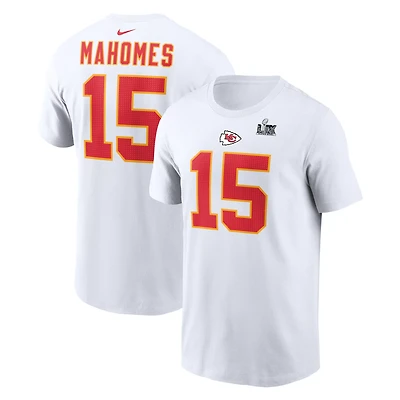 Nike Men's Kansas City Chiefs Super Bowl 59 Patrick Mahomes Short Sleeve T-Shirt