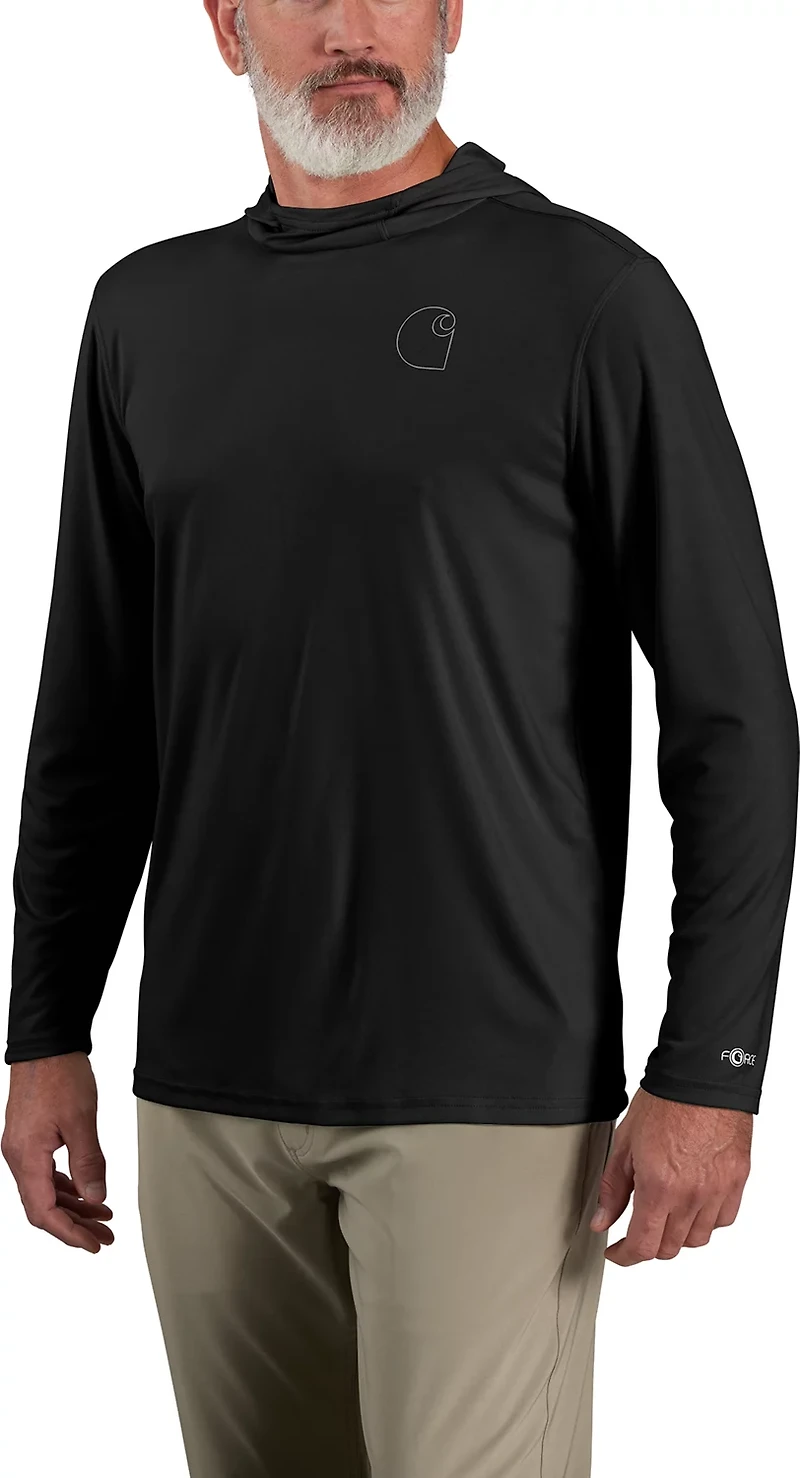 Carhartt Men's Force Sun Defender Lightweight Hooded Long Sleeve T-shirt