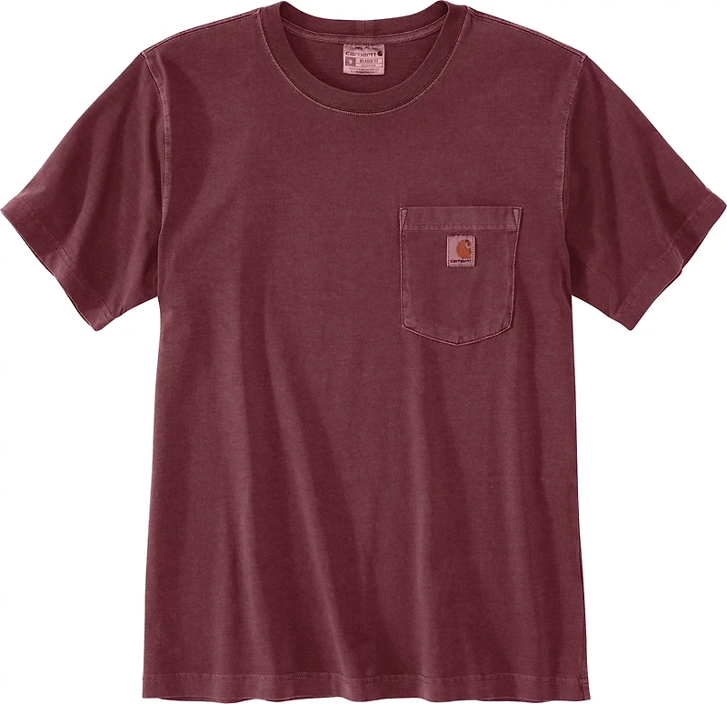 Carhartt Men's Relaxed Fit Short Sleeve Garment Dyed Pocket T-shirt