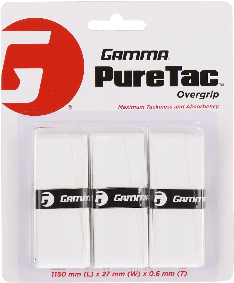 Gamma 2024 PureTac Overgrip 3-Pack