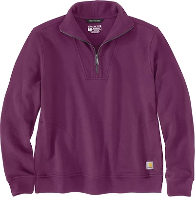Carhartt Women's TENCEL Fiber Series Relaxed Fit 1/2 Zip Sweatshirt
