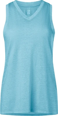 BCG Women's Burnout Slit Back Tank Top
