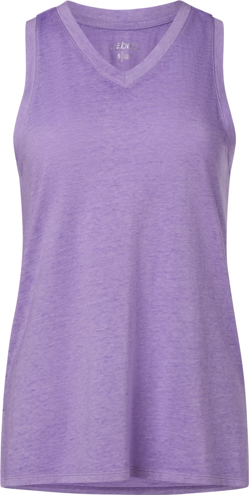 BCG Women's Burnout Slit Back Tank Top