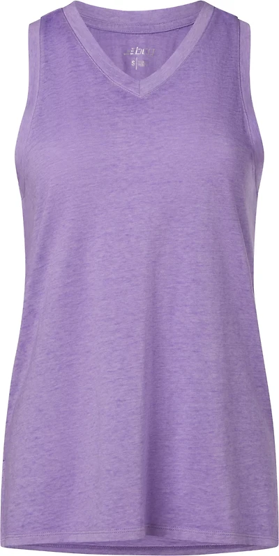 BCG Women's Burnout Slit Back Tank Top