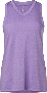 BCG Women's Burnout Slit Back Tank Top