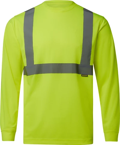 Brazos Men's Hi-Vis Long Sleeve Crew T-shirt