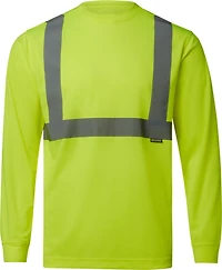 Brazos Men's Hi-Vis Long Sleeve Crew T-shirt