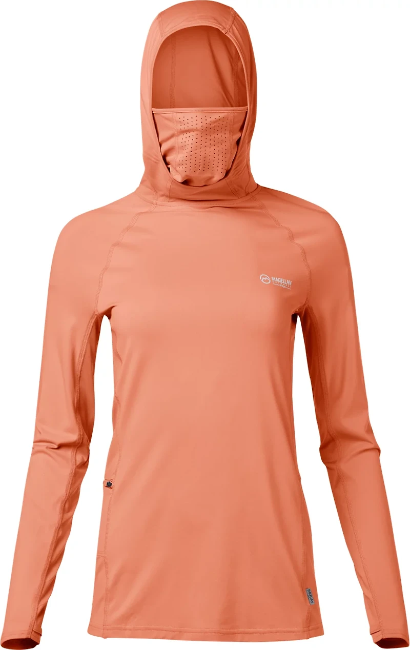 Magellan Outdoors Women's Pro Long sleeve Gaiter Hoodie