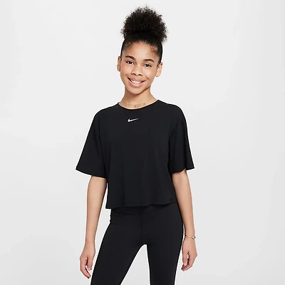 Nike Girls' One Relaxed Dri-FIT Loose Short Sleeve Top