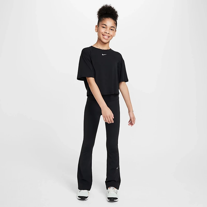 Nike Girls' One Relaxed Dri-FIT Loose Short Sleeve Top
