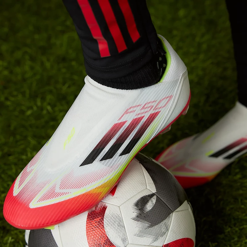 adidas Adults' F50 League Laceless Firm Ground/Multi-Ground Soccer Cleats