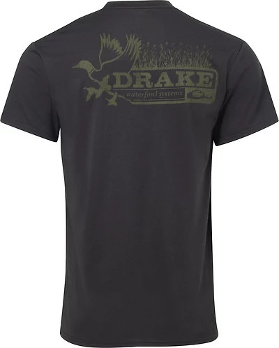 Drake Waterfowl Men's Horizontal Duck Badge Short Sleeve T-shirt