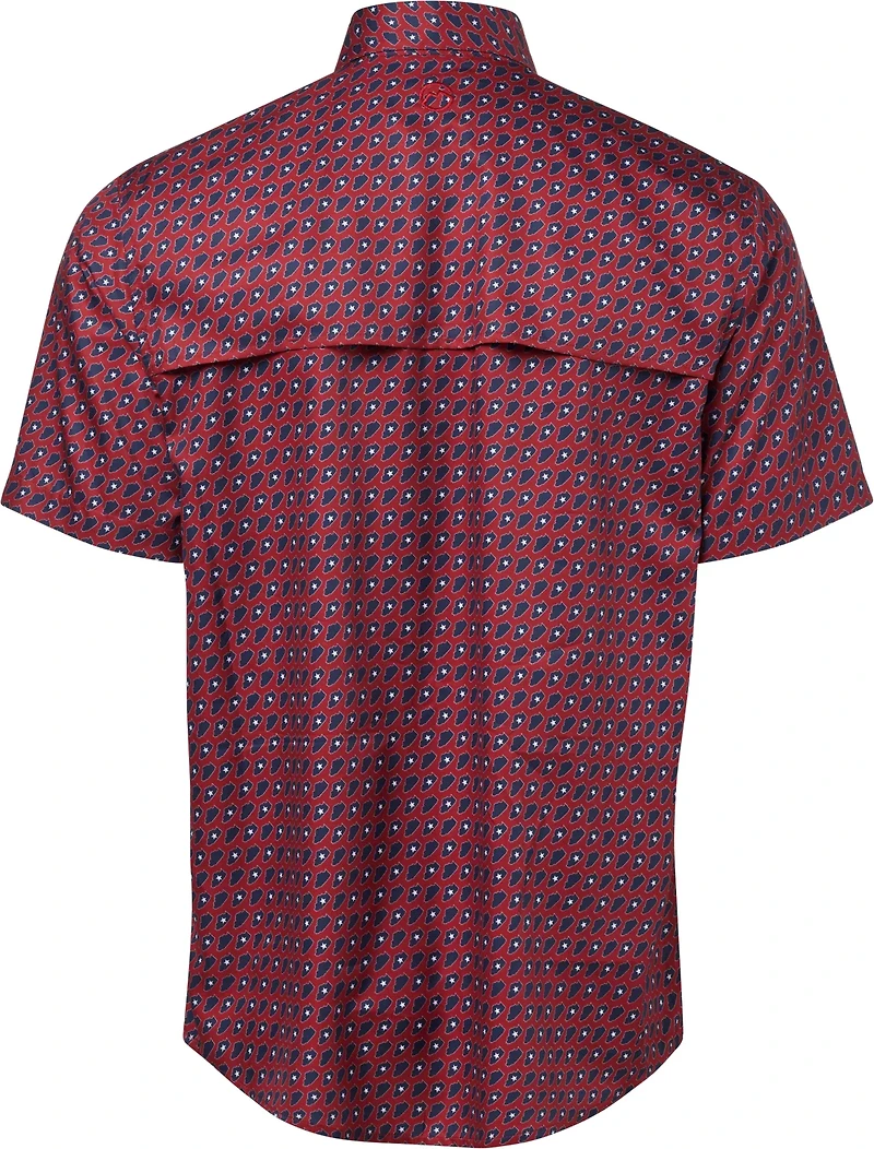 Magellan Outdoors Men's Illinois Local State Print Shirt