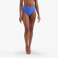 Freely Women's Clean Lines Banded High Waist Swim Briefs