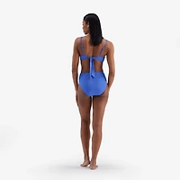 Freely Women's Clean Lines Banded High Waist Swim Briefs