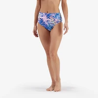 Freely Women's Kaleidoscope Banded High Waisted Swim Briefs