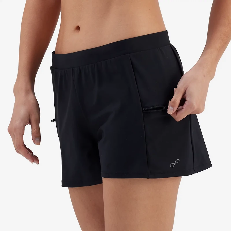 Freely Women's Double Zip Pocket Swim Shorts