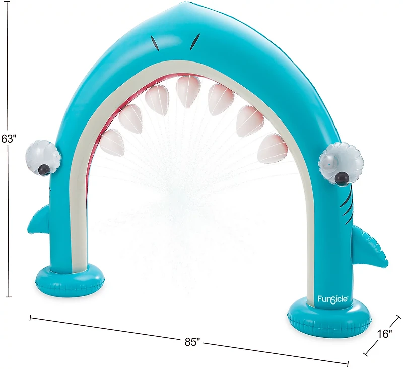 Funsicle Shark Jaws 7 ft Sprinkler