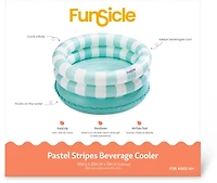 Funsicle Pastel Stripes Beverage Cooler