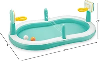 Funsicle Sports Arena 9.8 ft Inflatable Pool